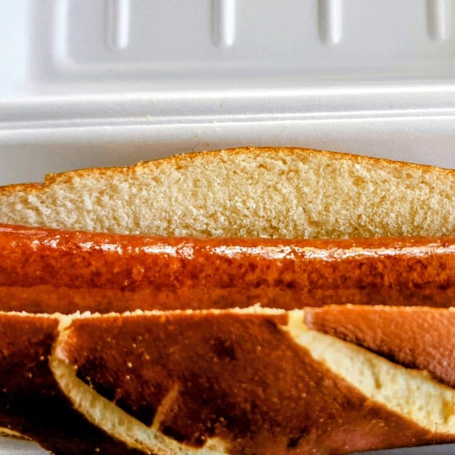 German Pretzel Dog.