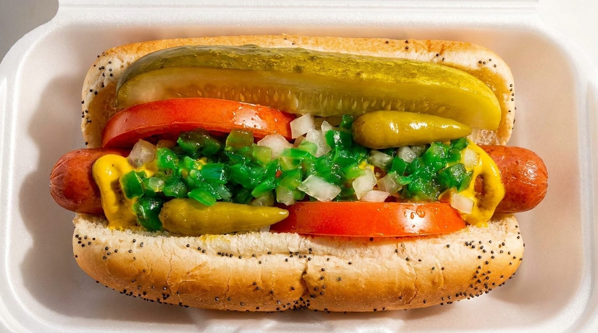 Premium dogs, piled high and made to order