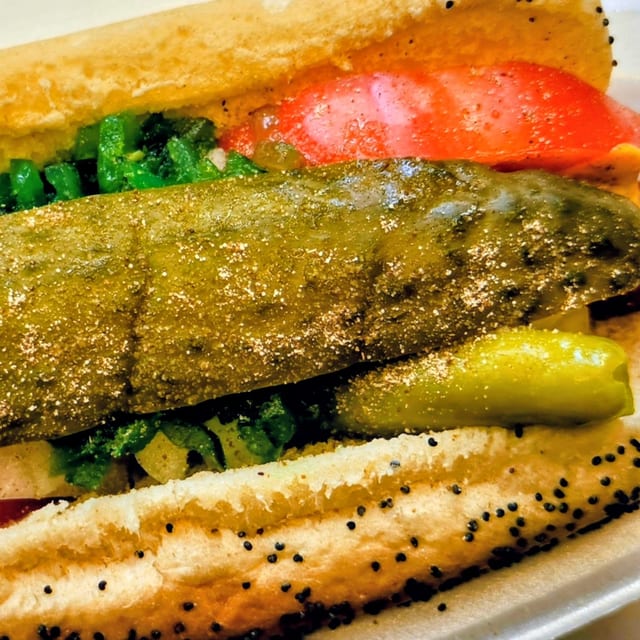 Chicago Style Hot Dog.