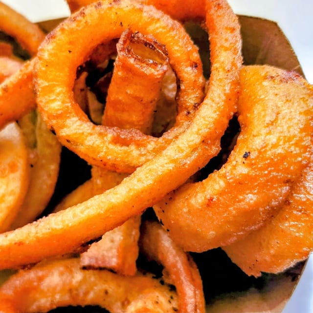Battered Onion Rings.